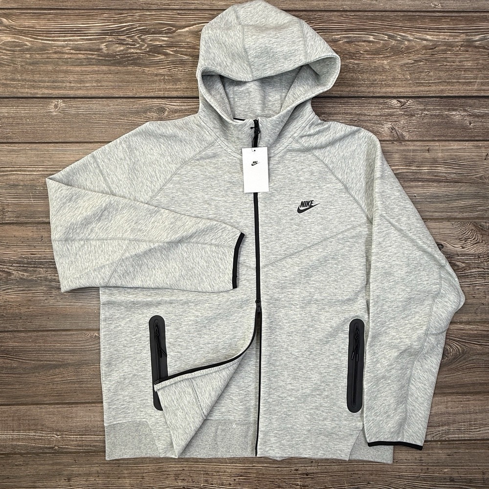 Nike Sportswear Tech Fleece Windrunner Hoodie Mens‎ XXL Grey FB7921 NEW $140
